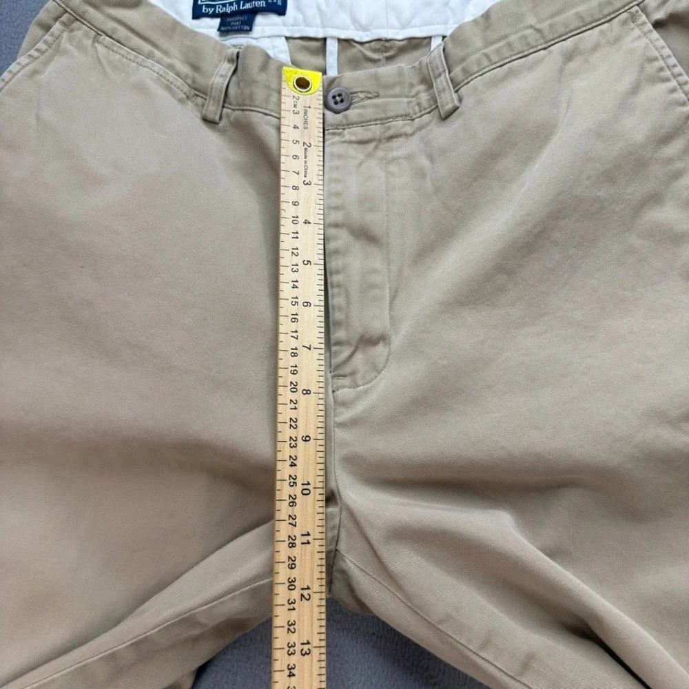 Polo Ralph Lauren Prospect Pant Chino Straight 34x30 (FIT 32x29) Tan Cotton Prep